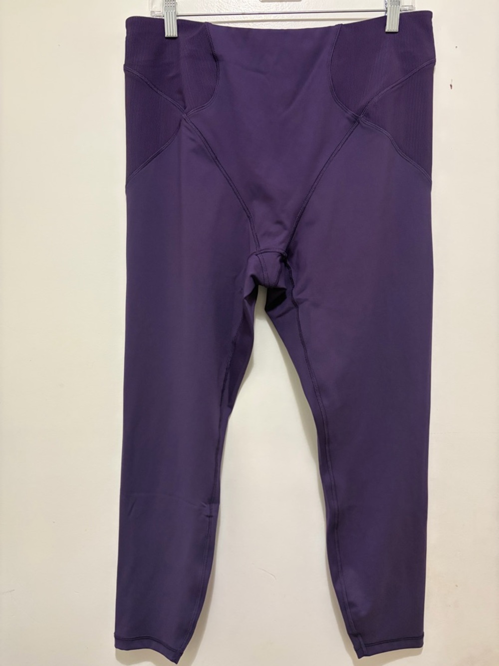 Savage X Fenty Curve Alert High-Waist Rib Leggings in Purple‎ 3X NWT - Picture 5 of 8